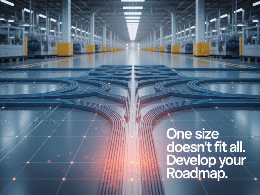 Custom AI roadmap development for industrial automation